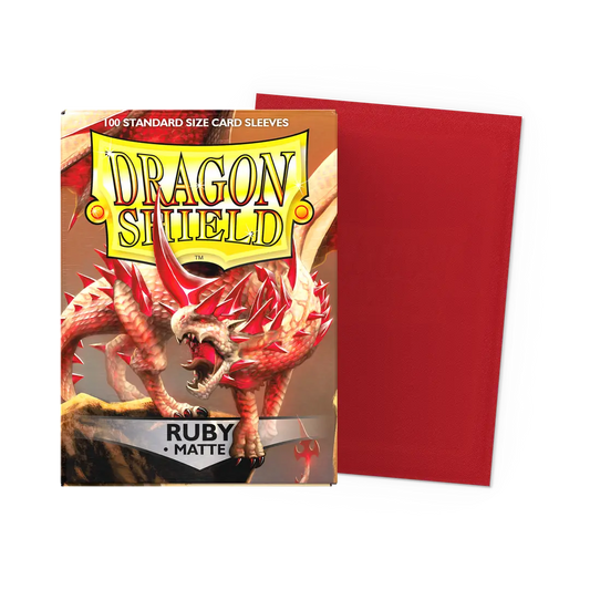 Dragon Shield Ruby Sleeves 100ct