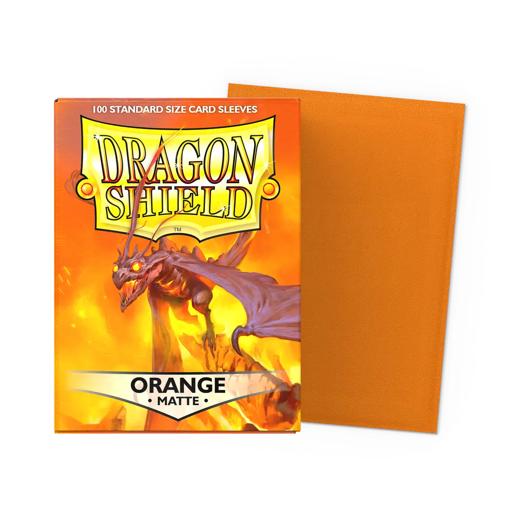 Dragon Shield Orange Sleeves 100ct