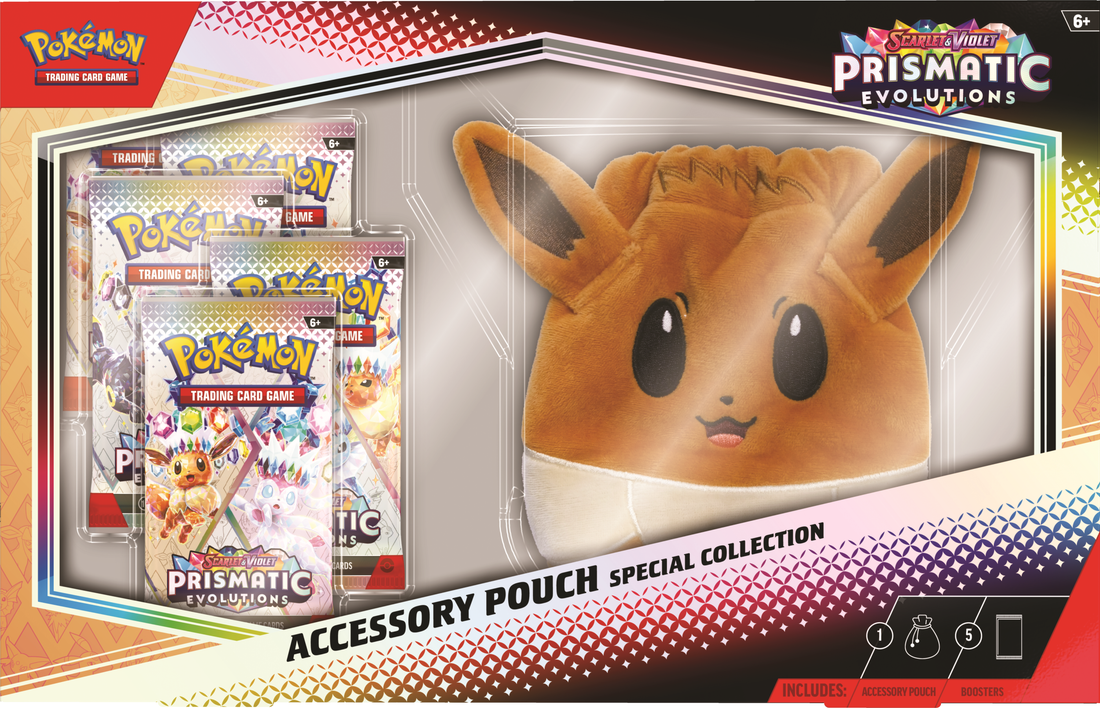 Prismatic Evolution Accessory Pouch Collection Pokemon TCG