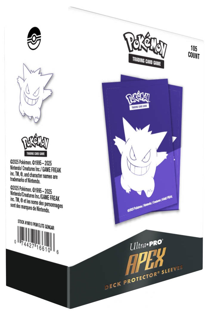 APEX Deck Protector Gengar Sleeves 105ct