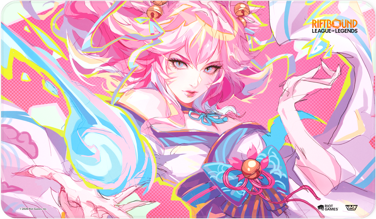 Spirit Blossom Ahri Riftbound Playmat