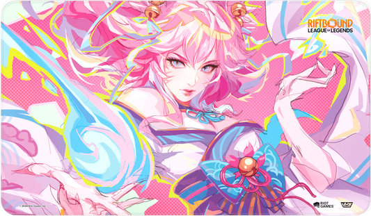 Spirit Blossom Ahri Riftbound Playmat