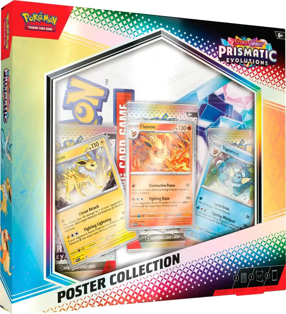 Prismatic Evolution Poster Collection Pokemon TCG