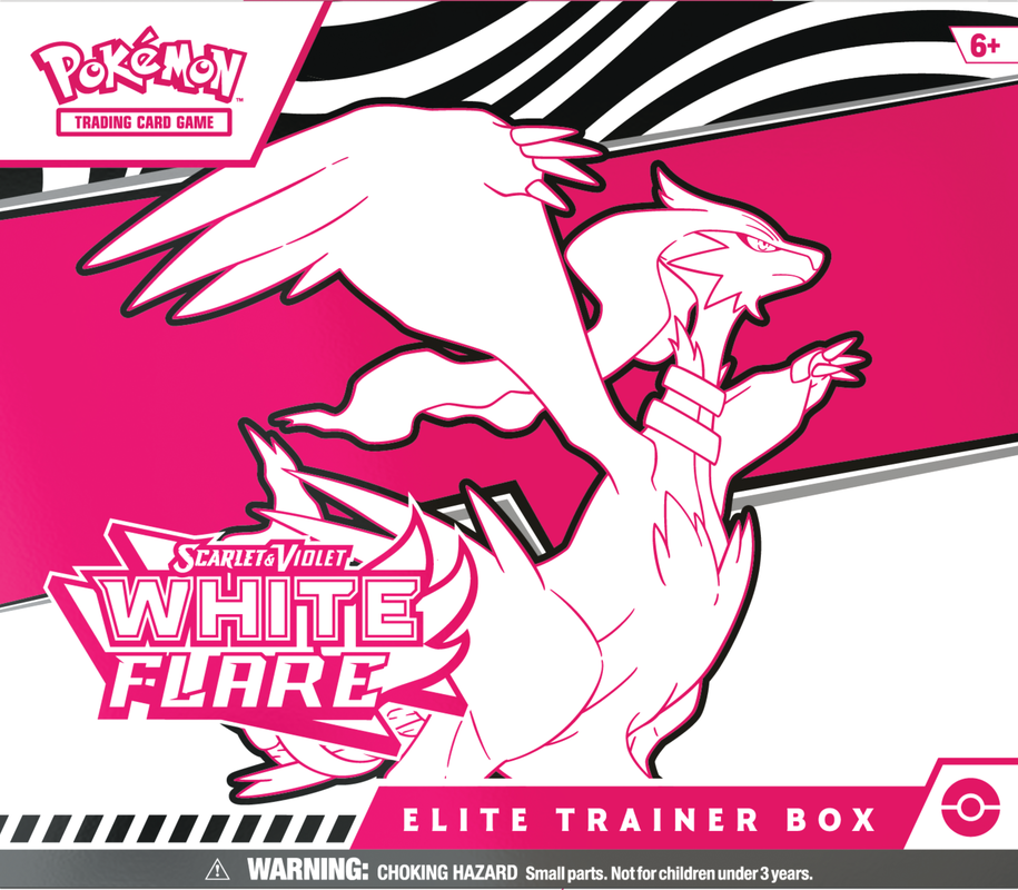 White Flare Elite Trainer Box Pokemon TCG