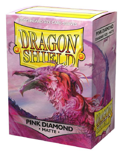 Dragon Shield Matte Pink Diamond Sleeves 100ct