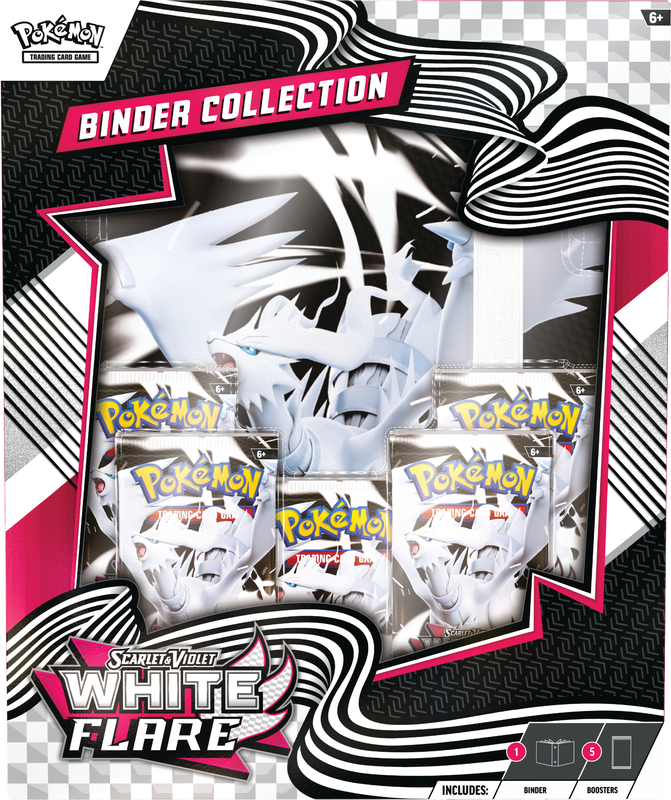White Flare Binder Collection Pokemon TCG