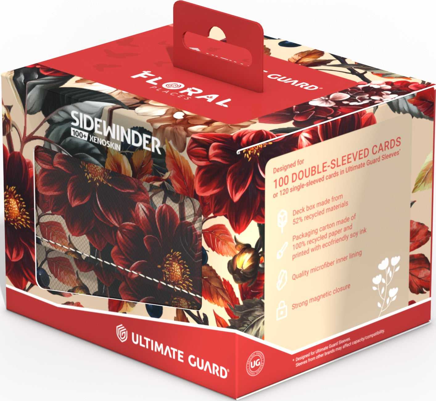 Ultimate Guard Sidewinder Xenoskin Floral Places - Autumn health 100ct