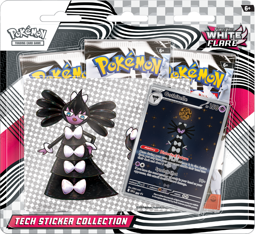 White Flare Tech Sticker Collection Pokemon TCG