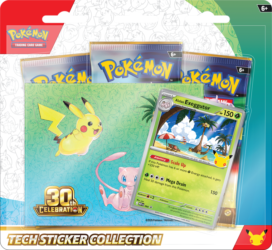 30th Celebration Tech Sticker Collection (Random Promo)