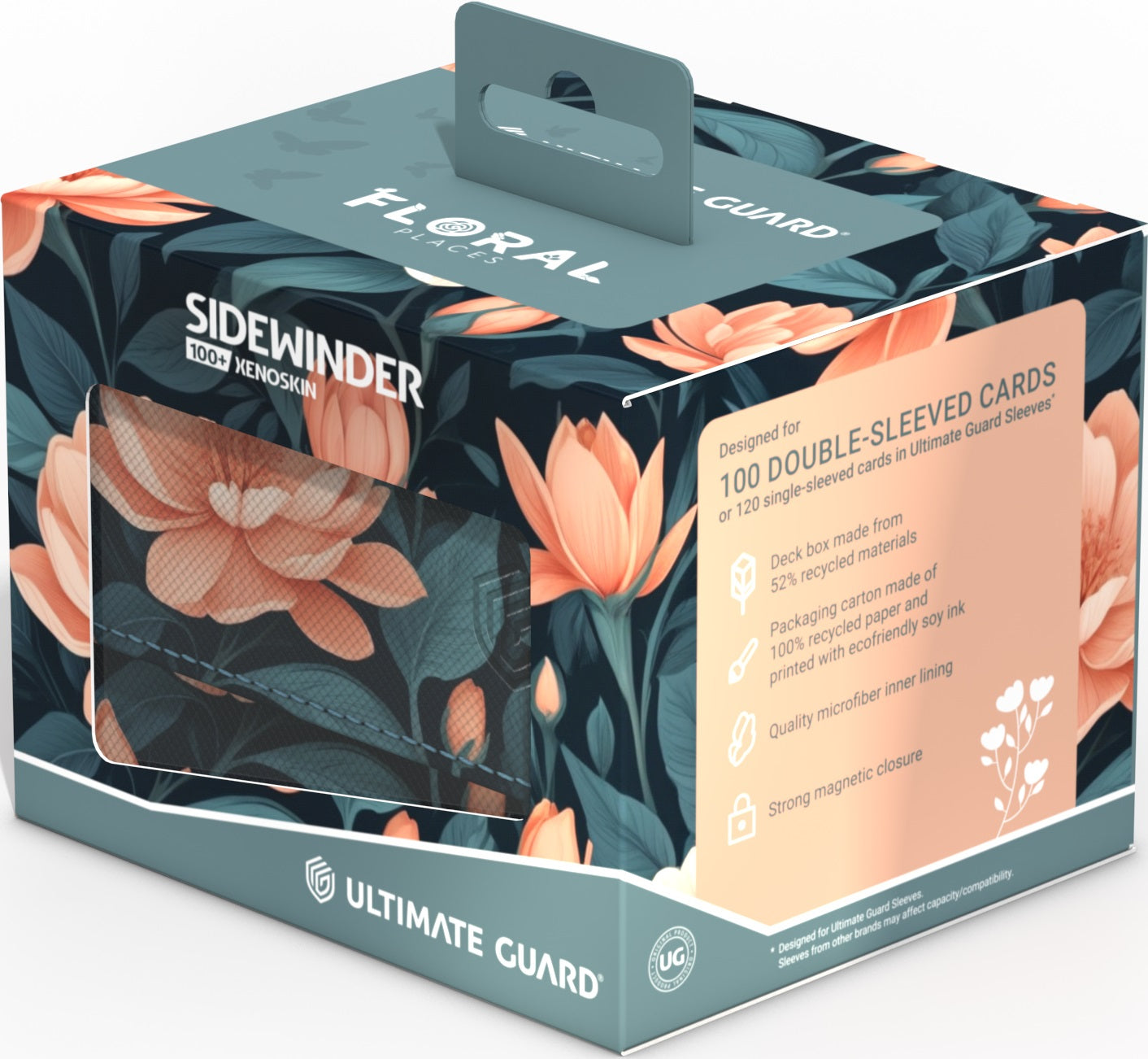 Ultimate Guard Sidewinder Xenoskin Floral Places - Quiet Glade 100ct
