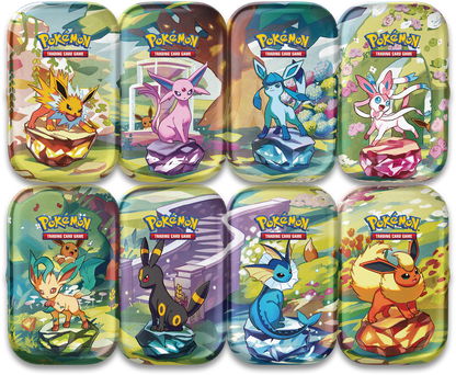 Prismatic Evolution Mini Tins Pokemon TCG (1 Tin, Random Design)