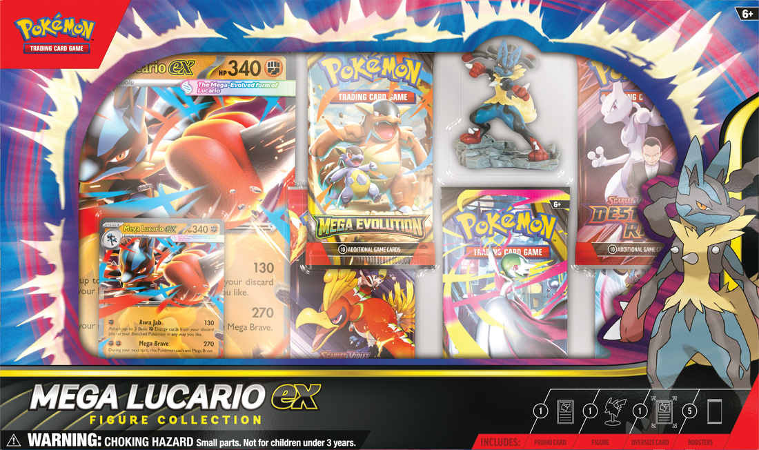 Mega Lucario ex Figure Collection Pokemon TCG