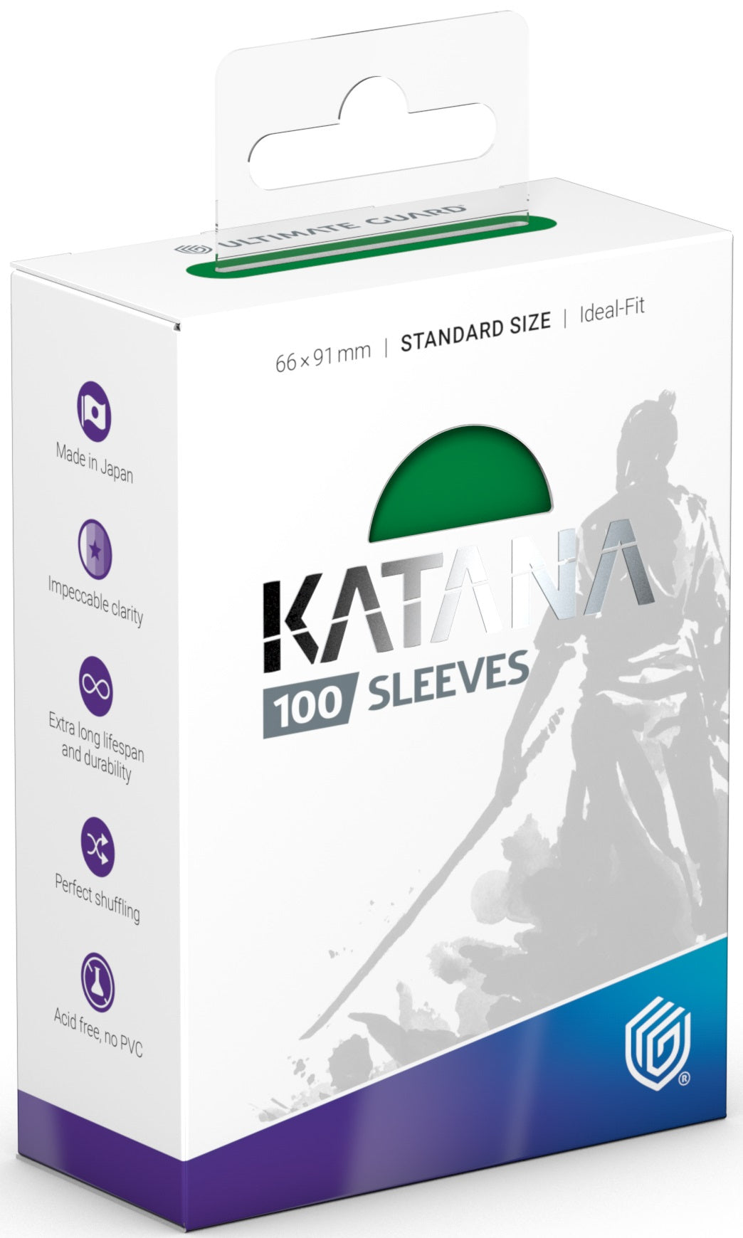 Ultimate Guard - Katana Standard Size Sleeves 100ct - Jade Garden