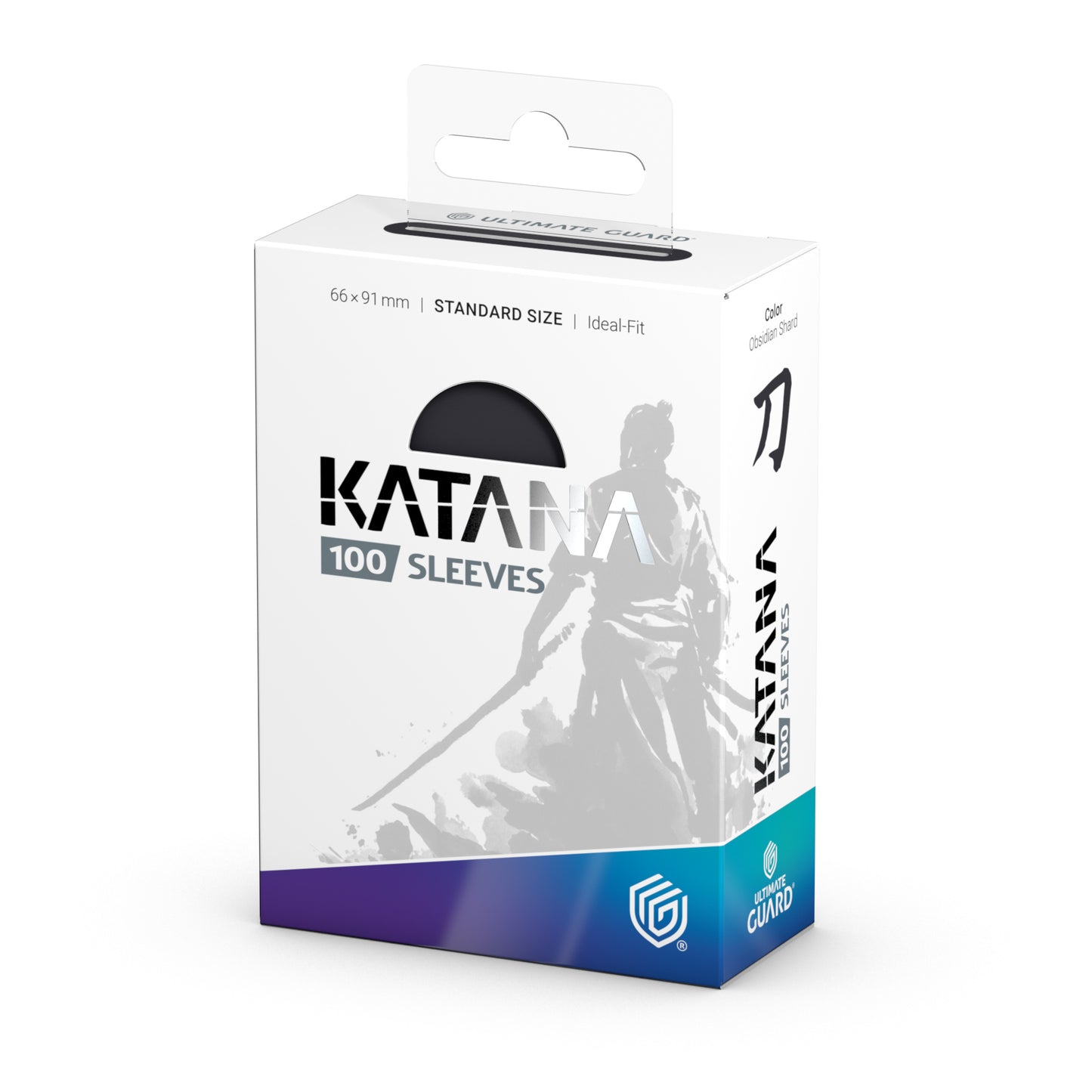 Ultimate Guard - Katana Standard Size Sleeves 100ct - Obsidian Shard