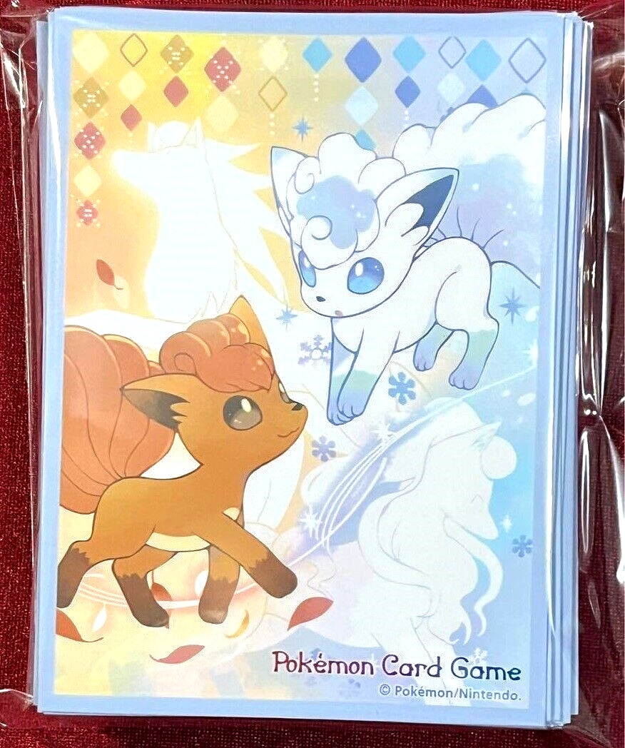 Vulpix & Alolan Vulpix Seasons Pokemon Center Japan 2017 Sleeves 64 Pack