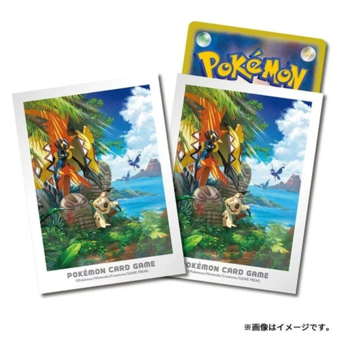 Adventure in Alola Tapu Koko Sleeves Pokemon Center Japan 64pack