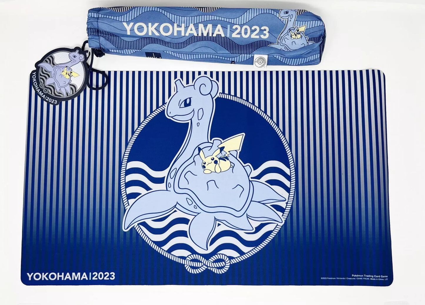 Yokohama Playmat Lapras & Pikachu Pokemon World Championship 2023