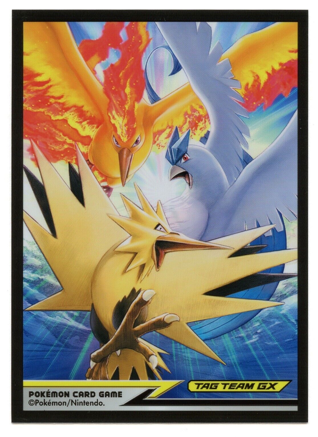 Zapdos, Moltres, Articuno Tag Team Pokemon Center Japan 2019 Sleeves 64 Pack