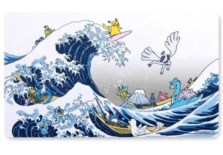 Great Wave Pikachu & Friends Pokemon Center Playmat