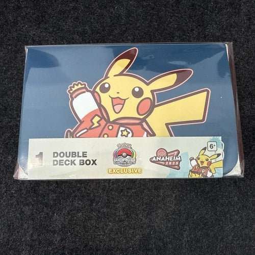 Varsity Pikachu Double Deck box 2025 Pokemon World Championships