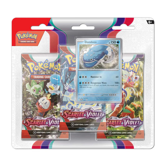 Scarlet & Violet Base Set 3 Pack Blister (Random Promo) Pokemon TCG