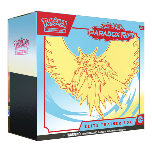 Pokemon Scarlet & Violet Paradox Rift Elite Trainer Box (Roaring Moon)