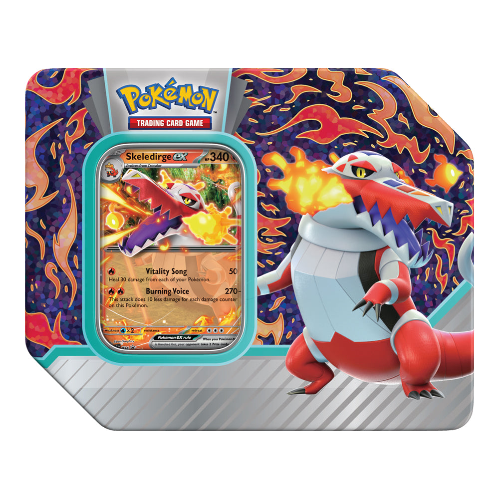 Pokemon TCG Paldea Partners Tin - Skeledlrge ex