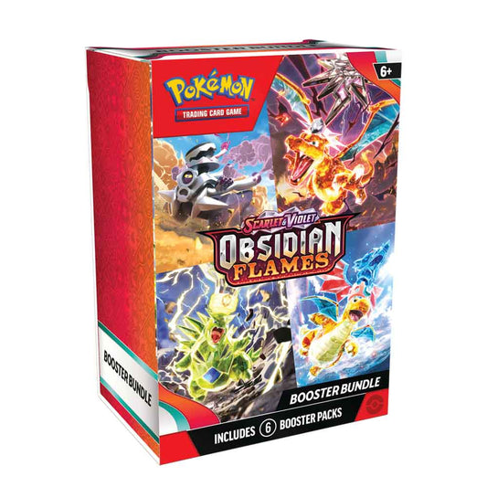 Pokemon Scarlet & Violet Obsidian Flames 6 Pack Booster Bundle